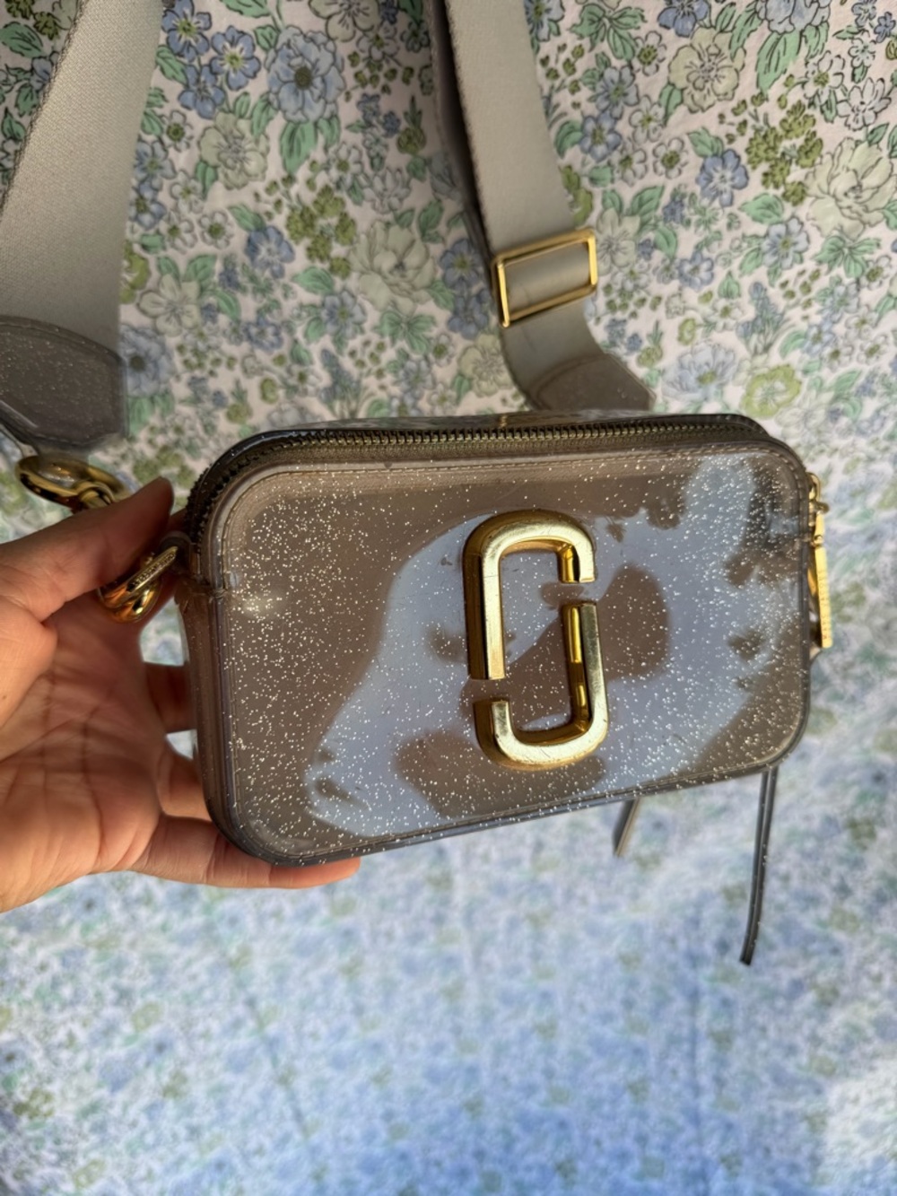 Marc Jacob’s jelly snapshot crossbody bag